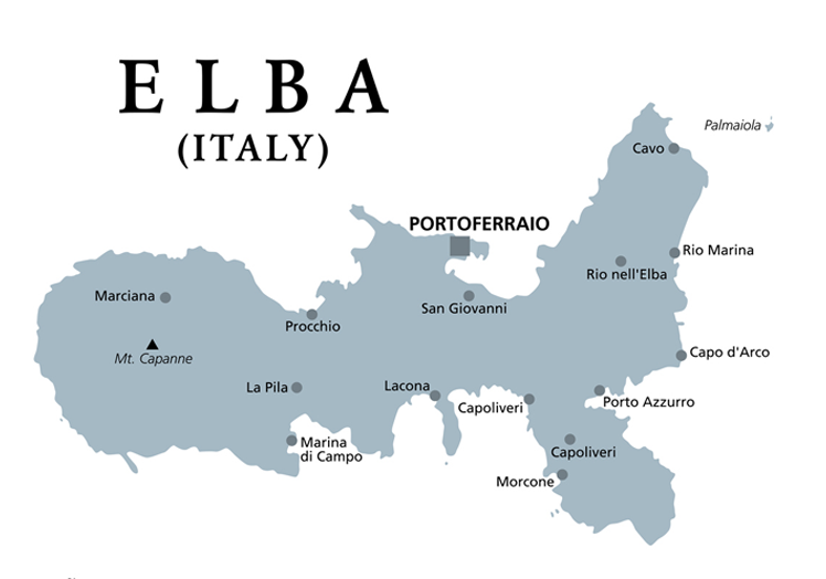 Elba Map